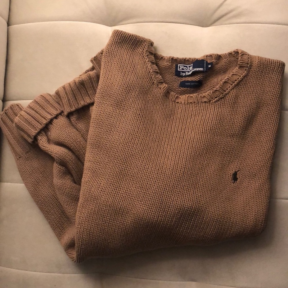 Men’s brown Polo sweater